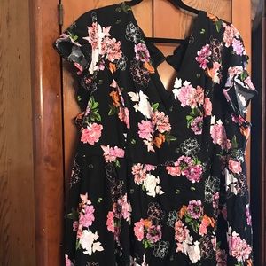 Torrid floral maxi dress